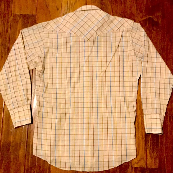 H Bar C Long Sleeve Button Down Shirt Vintage - Picture 5 of 6